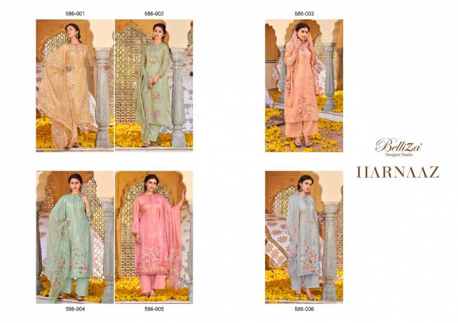 Belliza Harnaaz Jam Cotton Printed Designer Regular Wear Dress Material Collection
